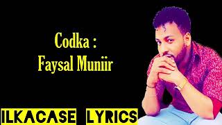 FAYSAL MUNIIR Hees Cusub  Nafyahay Doqontiyo Qof Neceb  Lyrics 2019 [upl. by Eytteb114]