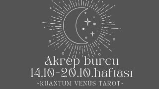 Akrep burcu 14102010haftası•Bir hüzünlü bir huzurlu akrepakrepburcuasmrtarot haftalıkburc [upl. by Giule276]