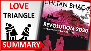 Revolution 2020 by Chetan Bhagat ►Animated book summary  Love Triangle story time shortfilm [upl. by Mauceri]