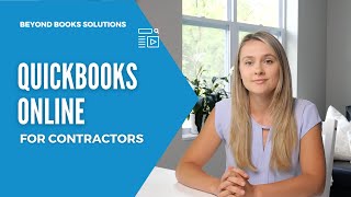 Quickbooks Online For Construction Companies [upl. by Maxma]