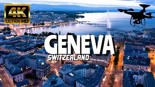 Geneva Switzerland In 4K By Drone  Amazing View Of Geneva Switzerland [upl. by Cassie]