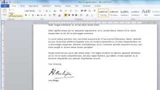 How to Create Digital Signature in Word [upl. by Mackenzie]