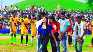 Annual Football Tournament Hathigarh FC Amrapara Vs Back Tiger Chapadih  Santali Football Khel [upl. by Wehttan]