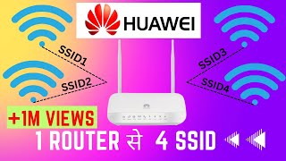 Make Multiple SSID on Huawei Router  Dish Home Nepal  Technology Point [upl. by Htehpaj109]