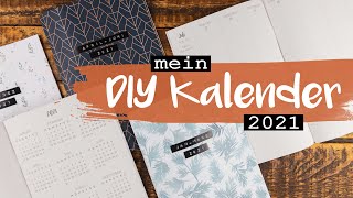 Mein DIY Kalender 2021  ausdrucken binden personalisieren [upl. by Vilberg887]