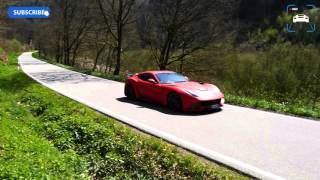 Ferrari F12 Novitec NLargo  BRUTAL LOUD F1 V12 Sound POV Accelerations Exhaust amp Autobahn Drive [upl. by Kimbra572]