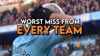 Worst miss from every team  part 2 [upl. by Aisylla]