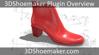 Overview of the 3DShoemaker Parametric Shoe Last and Component Design Software for Rhinoceros 3D [upl. by Bohs]