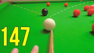 Snooker 147 HeadCam POV [upl. by Henriques]