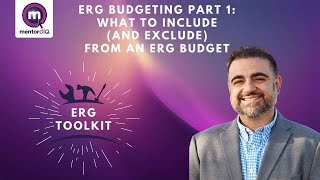 ERG Budgeting Part 1 What to Include and Exclude From an ERG Budget [upl. by Polad]