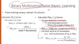 Binary Multinomial Naïve Bayes [upl. by Dream]