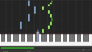 Dax Johnson Bright Eyes piano tutorial Synthesia [upl. by Anotal]