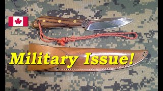 Canadian Military Issue Knife GrohmannRussell BoatBelt Knife [upl. by Fina409]