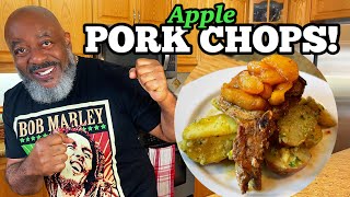 How to make Apple Pork Chops  Deddys Kitchen [upl. by Waynant]