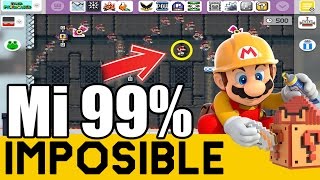 MI 99 IMPOSIBLE 2 Mi Segundo Nivel 99 IMPOSIBLE  Super Mario Maker en Español  Zeta SSJ [upl. by Legnaesoj904]