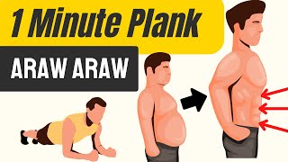 1 Minute Plank Araw Araw  Ano Ang Mangyayari  Benefits Of Doing Planking Every Day  Tagalog [upl. by Quickman]