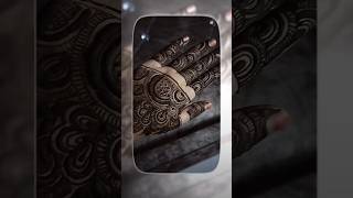 Back hand henna design new 2024🖤 mehndi hennadesign shorts [upl. by Anawot]