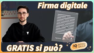 La Firma digitale online  Cosè e quanto costa [upl. by Zrike]