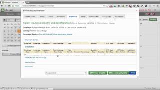 Tutorial Insurance Patient Insurance Eligiblity and Benefits Check  drchrono EHR [upl. by Shayne]