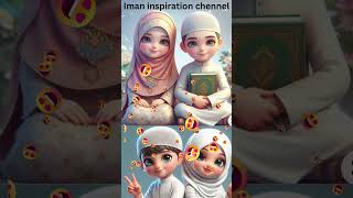 Islamic cartoon naat sharif video Iman Inspiration shorts [upl. by Kloster]