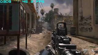 Asus K series i3 350M  ATI M HD 5145  Gaming test 2 CoD MW2 [upl. by Attah]