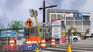 Comprehensive Visual Communications for Construction Sites  FASTSIGNS® [upl. by Virge452]