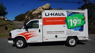 U Haul Truck Video Review 10 Rental Box Van Rent Pods Storage [upl. by Ecerehs]