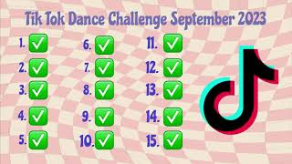 TIK TOK DANCE CHALLENGE SEPTEMBER 2023 [upl. by Marelda478]