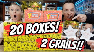 2 GRAILS Opening 20 Mystery Grail Funko pop Mystery boxes Crazy Unboxing [upl. by Asoramla]