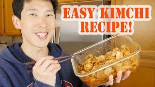 Easy Kimchi Recipe with Only 6 Ingredients [upl. by Berget]