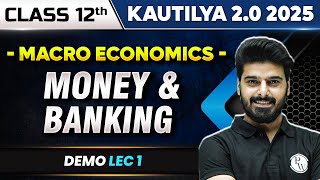 Money amp Banking  Economics  Class 12th Commerce [upl. by Suhsoj]