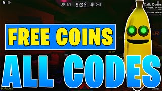 ALL Working CODES For BANANA EATS FREE COINS Roblox [upl. by Attezi]