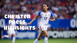 Christen Press  Highlights GoalsSkills [upl. by Hamann607]