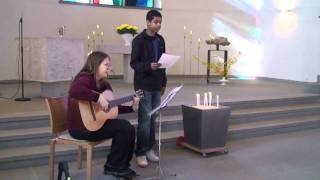 Sonja und Tshanda Sangwa singen im Gottesdienst in Gümligen [upl. by Bald354]