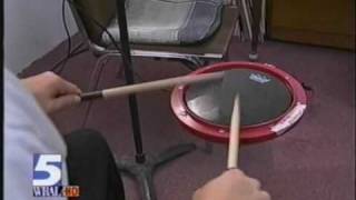 Eric Okamoto WFD Speed Drumming Champ update CBSs WRALs News 5 wwwPercMancom [upl. by Naek]