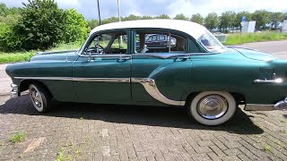 Pontiac Chieftain 1954 Oldtimer Day Culemborg Exclusive vintage cars in good condition retro [upl. by Erdnaxela]