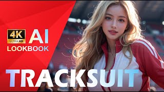 The AI model in the stadium  4k ai lookbook  Ai Art Model  ai룩북 [upl. by Gilson206]