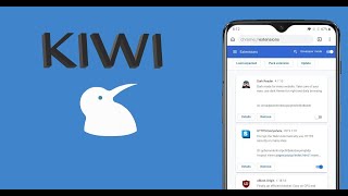 INSTALA EXTENSIONES PARA CHROME DESDE ANDROID CON ESTE FANTÁSTICO NAVEGADOR  KIWI PARA ANDROID [upl. by Osnola948]