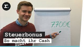 Steuererklärung als Student  So macht ihr Cash  reporter [upl. by Zetnwahs]