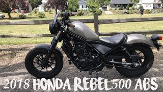 Honda Rebel 500 ABS Walkthrough Review [upl. by Munniks376]