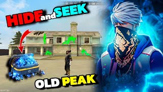 Playing Hide amp Seek In Old Peak 😱 Impossible Challenge 😊  Garena free fire [upl. by Ashton]