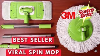 Mop Scotch Brite Jumper Spin Mop Scotch Brite Mop Review Demo [upl. by Enetsirhc]