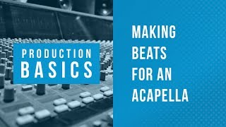 Ableton Live Production Basics 11  Making Beats for an Acapella Vocal Using Packs amp Drum Racks [upl. by Malynda268]