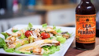 Lea amp Perrins SORTED food  How to make the original Chicken Caesar Salad [upl. by Kandace]