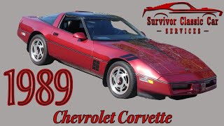 1989 Chevrolet Corvette Coupe Targa Top 5 7L Tuned Port Injection [upl. by Kirch]