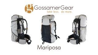 Gossamer Gear Ultralight Mariposa Backpack  Review [upl. by Analem]