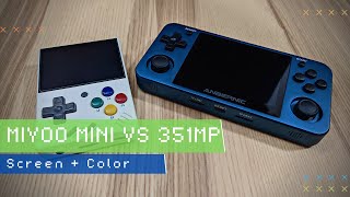 351MP vs Miyoo Mini Panel Comparison and Quick Review [upl. by Lav734]