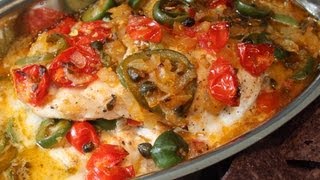 VeracruzStyle Red Snapper Recipe  Easy Baked Fish Veracruz [upl. by Ragen]