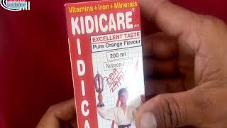 Kidicare plus vitamins ironminerals infoहिन्दी में [upl. by Susann]