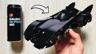 Homemade Batmobile Using Soda Cans Michael Keaton Version [upl. by Farland]